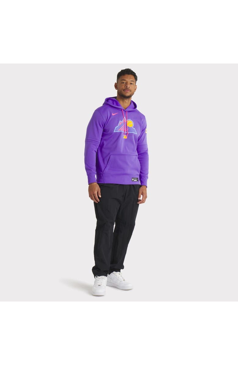Nike Men's Nike  Purple Colorado Rockies 2025 City Connect Authentic Collection Therma Pullover Hoodie, Alternate, color, Purple