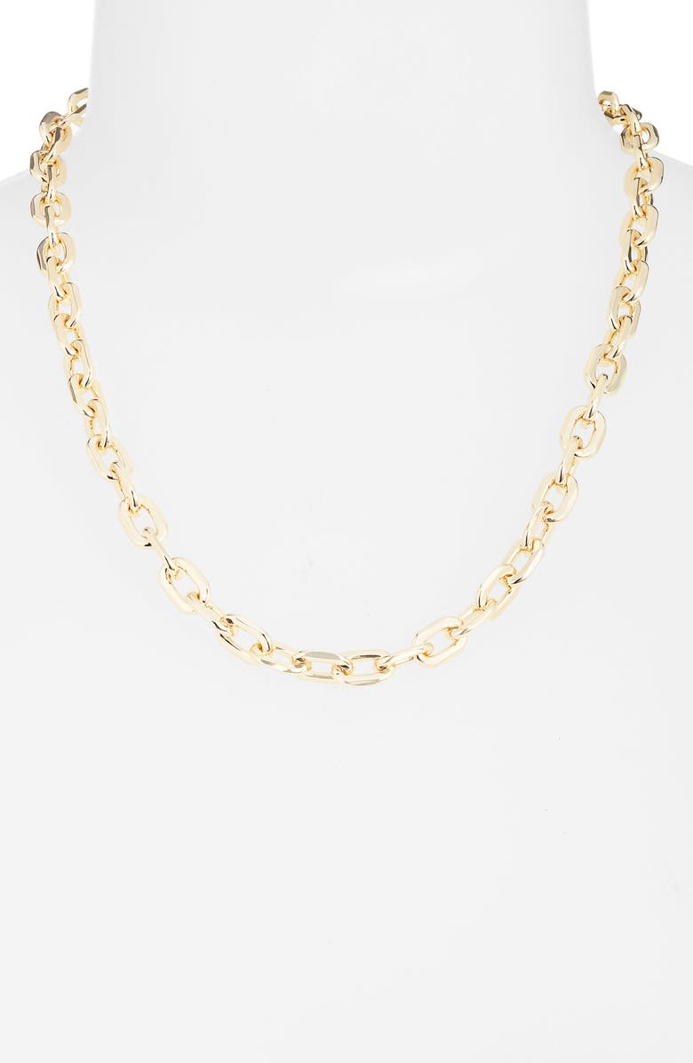 Kendra Scott Korinne Chain Link Necklace, Alternate, color,