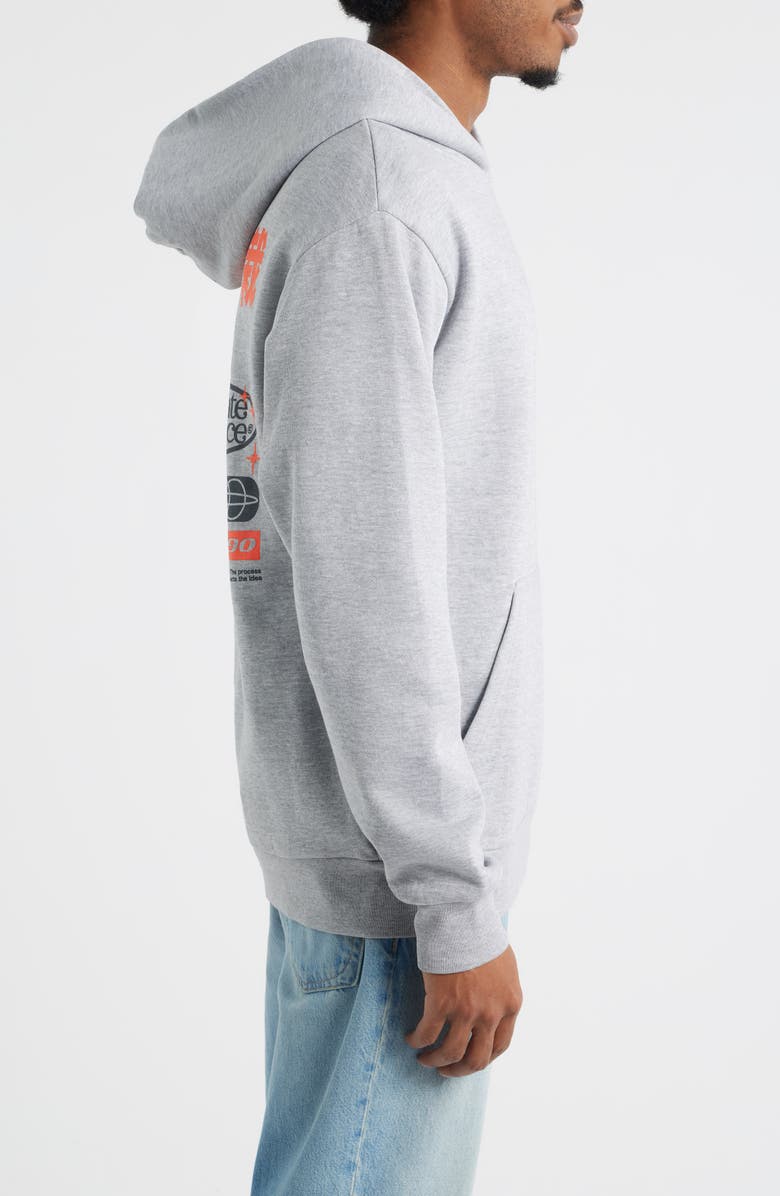 The Forecast Agency Bonsai Graphic Hoodie, Alternate, color, Heather Grey