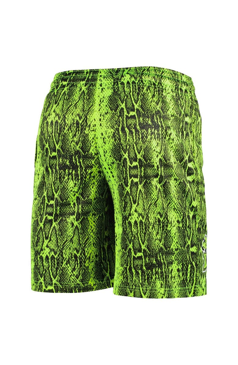 New Era Men's New Era Neon Green Green Bay Packers Summer Pop Shorts, Alternate, color, Neon Green