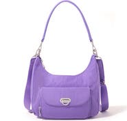 baggallini Coastal Flip Lock Half Moon Bag