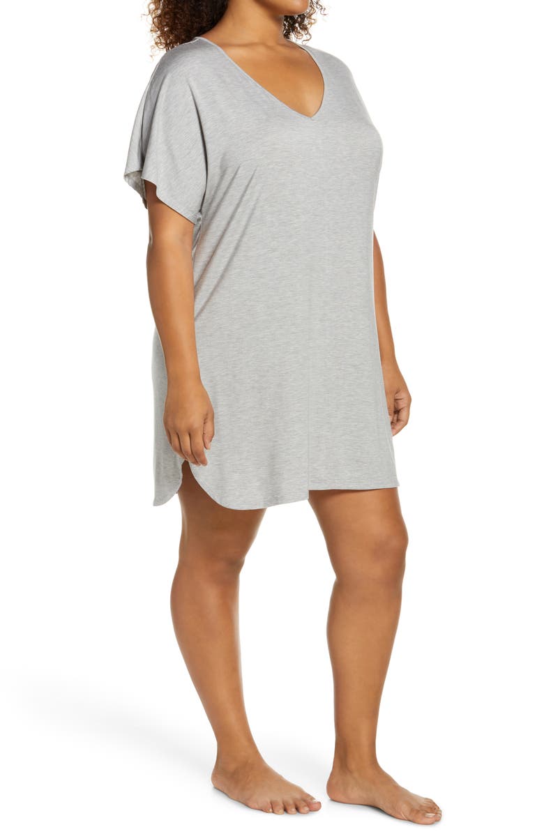 Nordstrom Moonlight Dolman Sleeve Nightshirt, Alternate, color, 