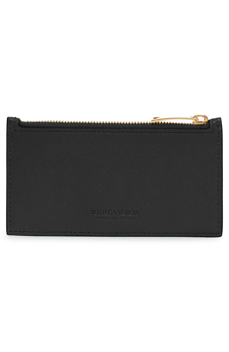 Bottega Veneta Intrecciato Leather Zip Card Case, Alternate, color, 