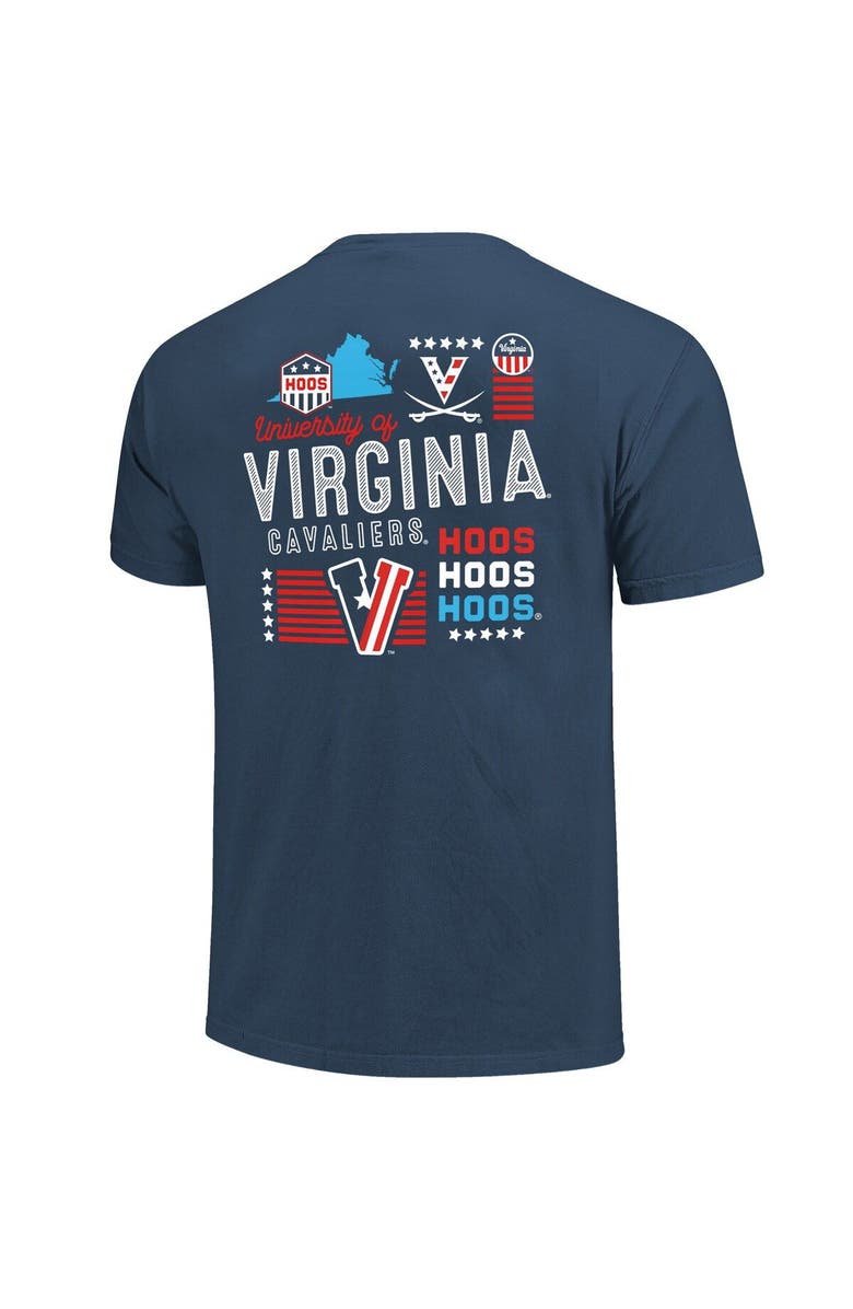 IMAGE ONE Men's Navy Virginia Cavaliers Red, White & Hoo T-Shirt, Alternate, color, Navy