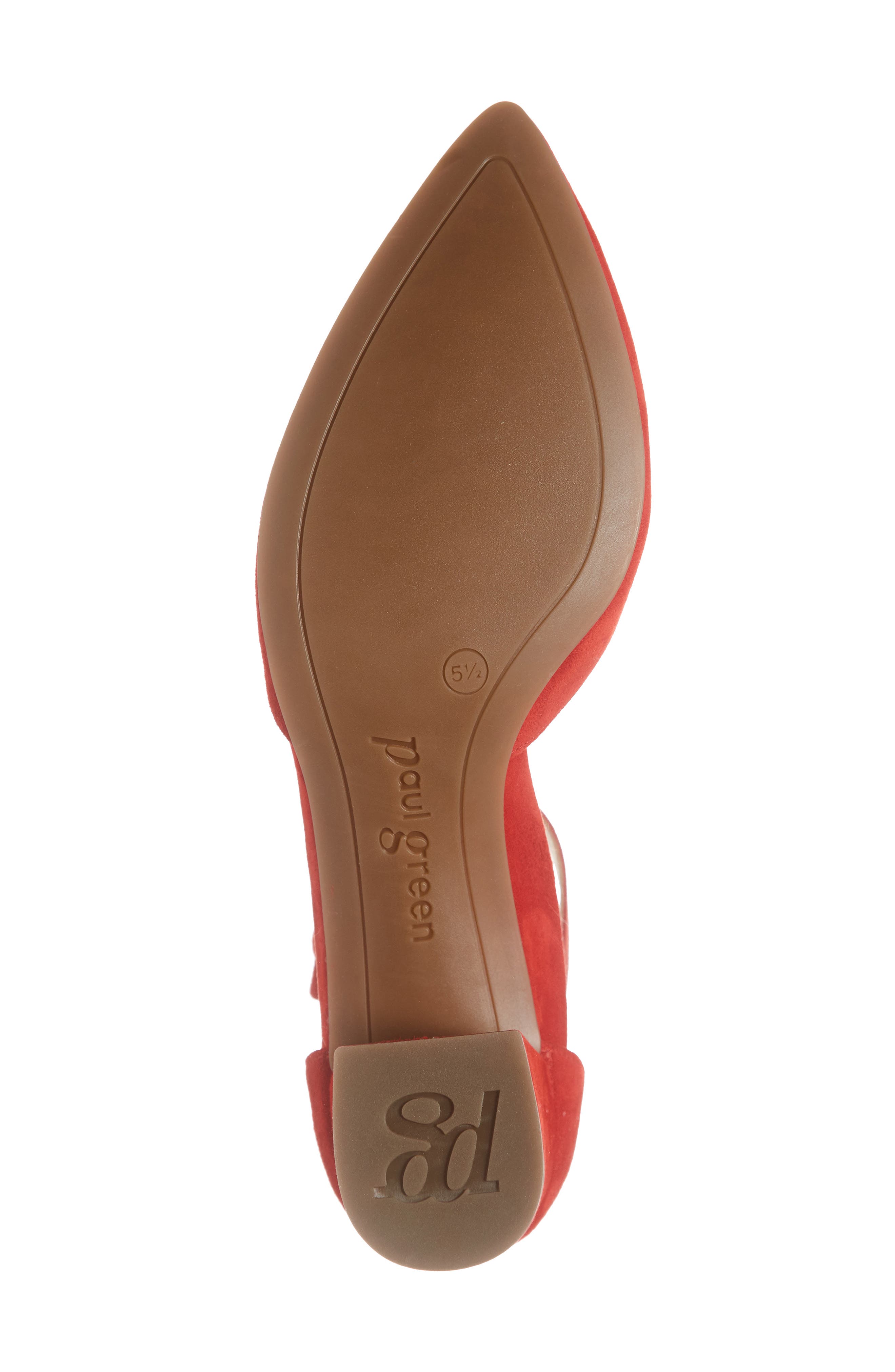 Annie Ankle Strap Pump, Alternate, color, RED SUEDE