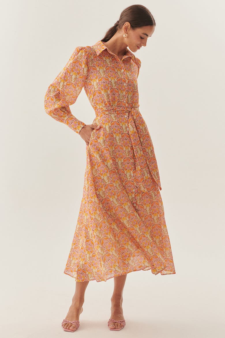 Allison Midi Dress, Alternate, color, MULTI COLOR