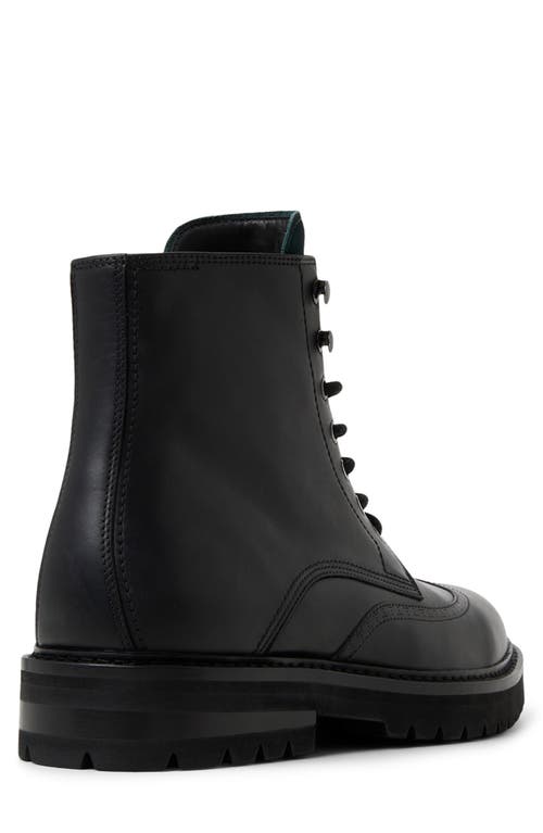 Ted Baker Blackburn Lugged Longwing Boot In Black