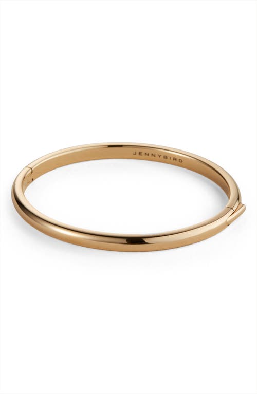 Jenny Bird Remi Hinge Bangle Bracelet In Gold