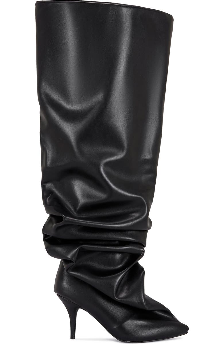 AZALEA WANG Rubius Over the Knee Slouch Boot, Alternate, color, Black