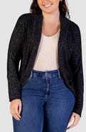 24seven Comfort Apparel Curved Hem Bolero Jacket