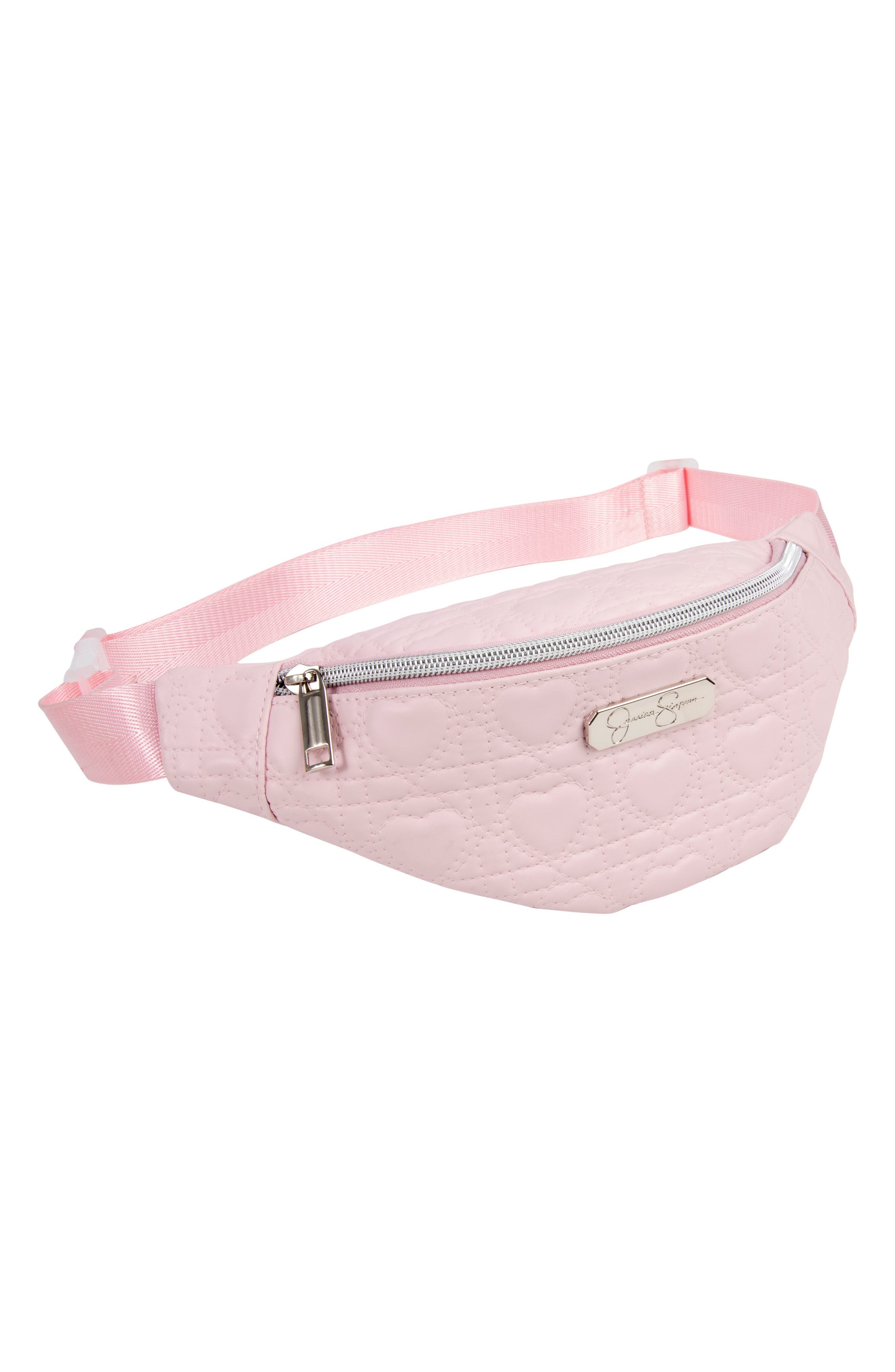 Jessica Simpson Kids' Heart Quilt Belt Bag, Alternate, color, 