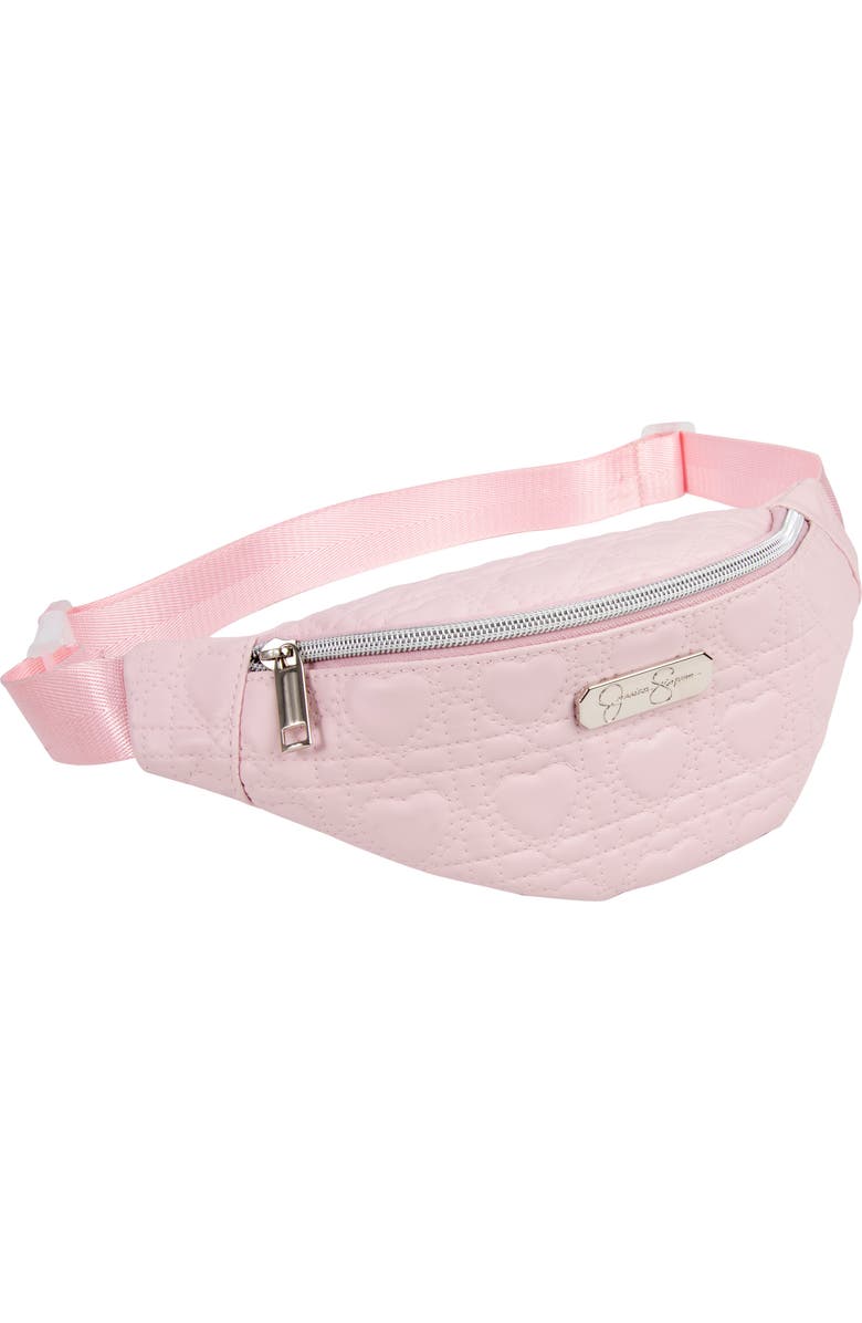 Jessica Simpson Kids' Heart Quilt Belt Bag, Alternate, color,