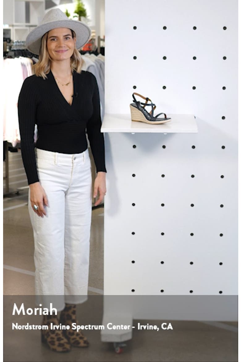 Bellemine Espadrille Wedge Sandal video