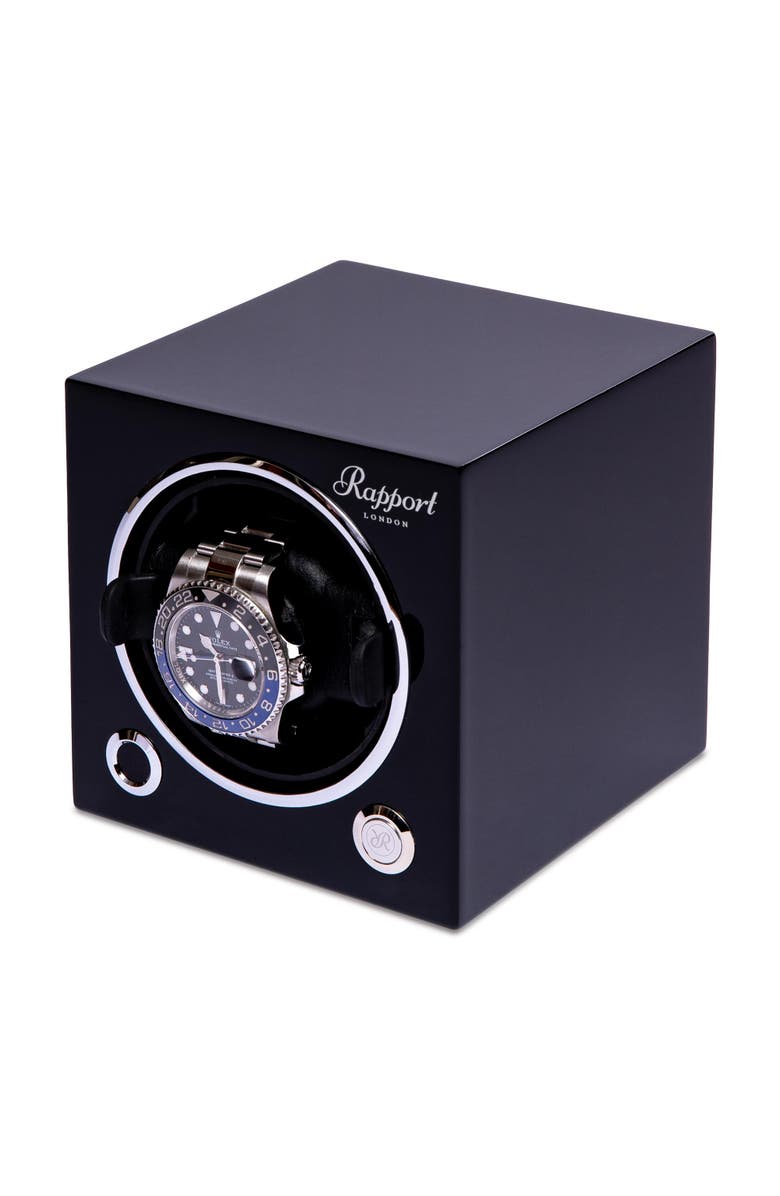 Rapport London EVOLUTION SINGLE WATCH WINDER, Alternate, color, Black