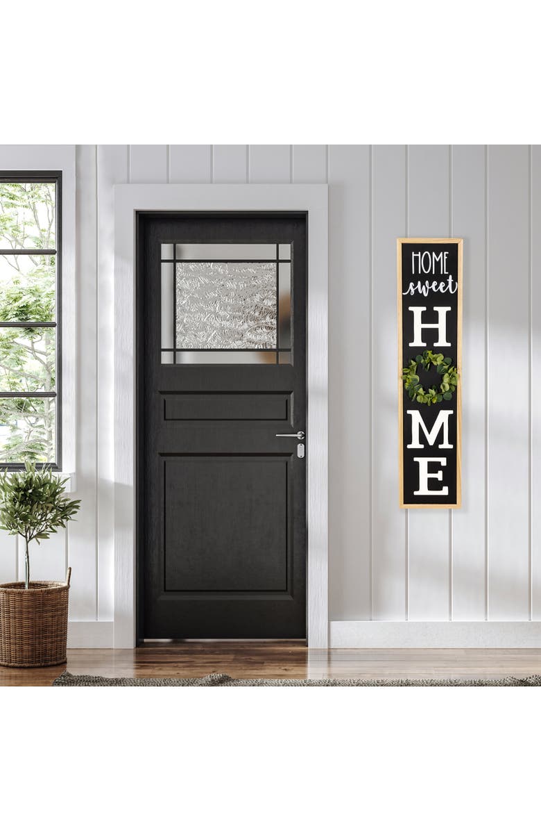 Northlight 40 Inch "Home Sweet Home" Wooden Framed Outdoor Porch Board Sign Decoration, Alternate, color, 
