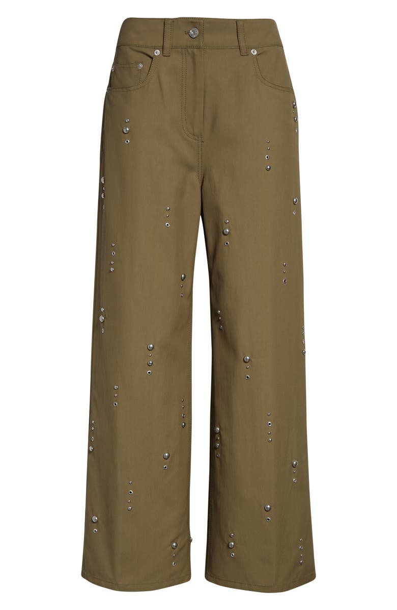 3.1 Phillip Lim Flat Front Wide Leg Ankle Pants, Alternate, color, Caper