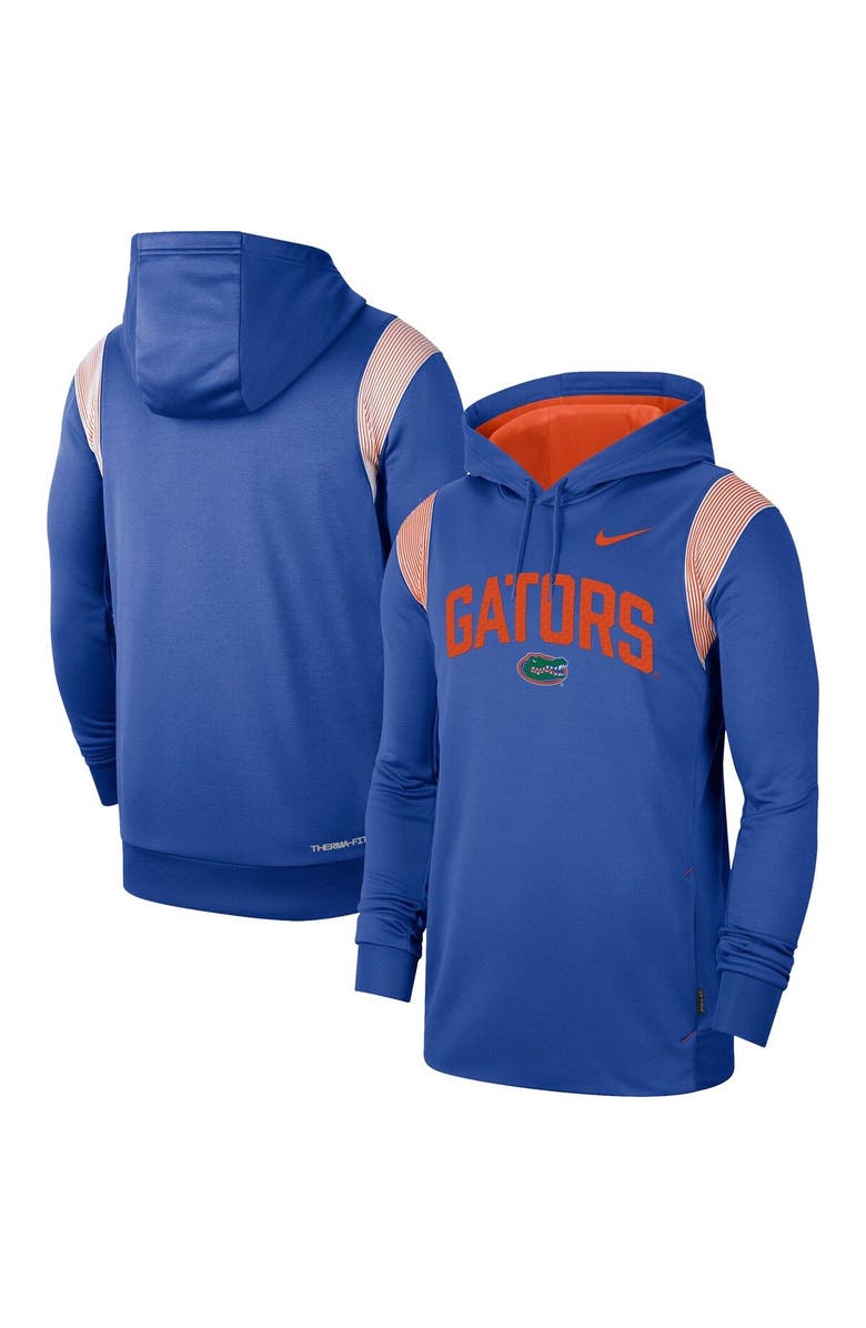 Nike Men's Nike Royal Florida Gators 2022 Game Day Sideline Performance Pullover Hoodie, Main, color, Royal
