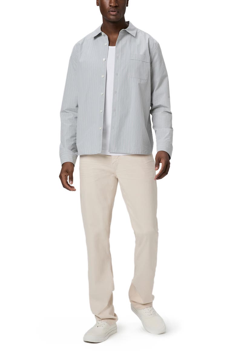 Transcend Normandie Straight Stretch Jeans, Alternate, color, SEA SHELL