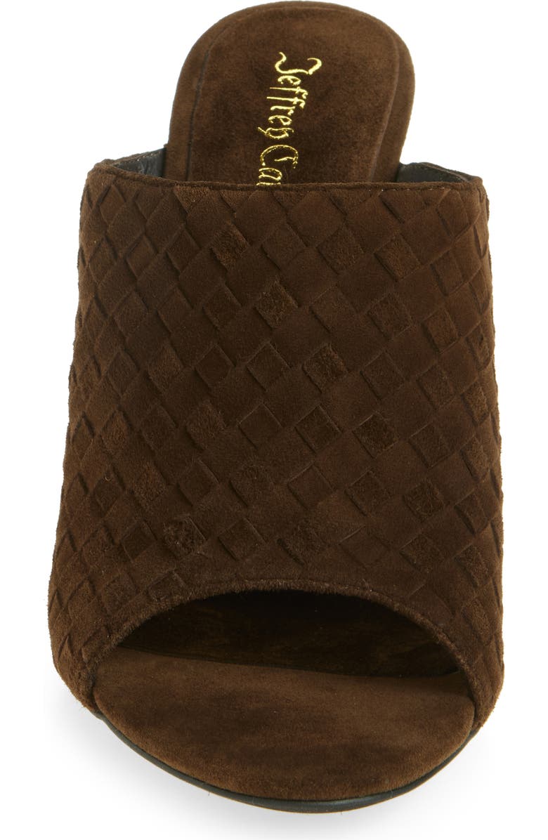 Jeffrey Campbell Bonsoir Slide Sandal, Alternate, color, Brown Suede