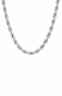 Men's Rope Chain Necklace