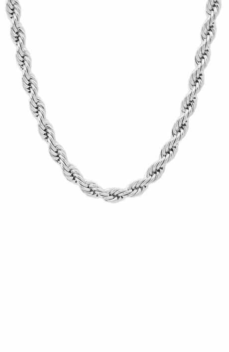 Men's Rope Chain Necklace