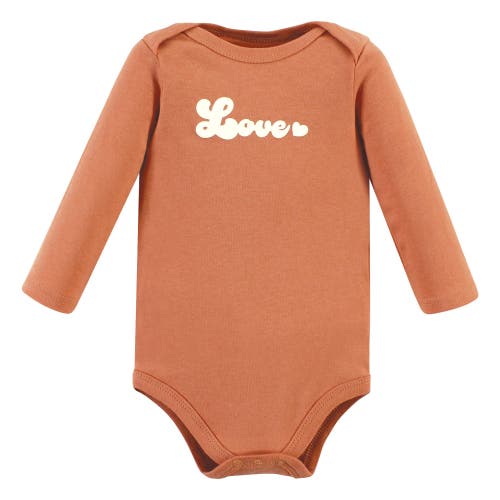 Hudson Baby Little Soft Cotton Long-sleeve One-piece 3pk