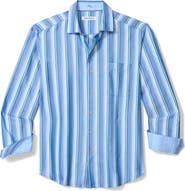 Tommy Bahama Frontera Luxe Stripe Silk Blend Shirt