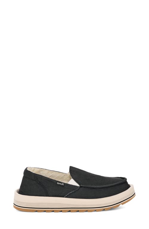 Sanuk Donna Mesa Slip-on Sneaker In Black