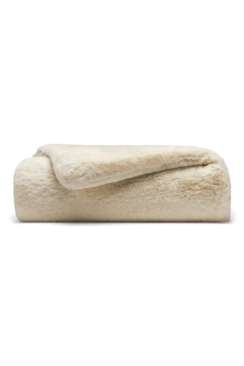 Super Plush Large Cuddle Blanket, Main, color, CREME