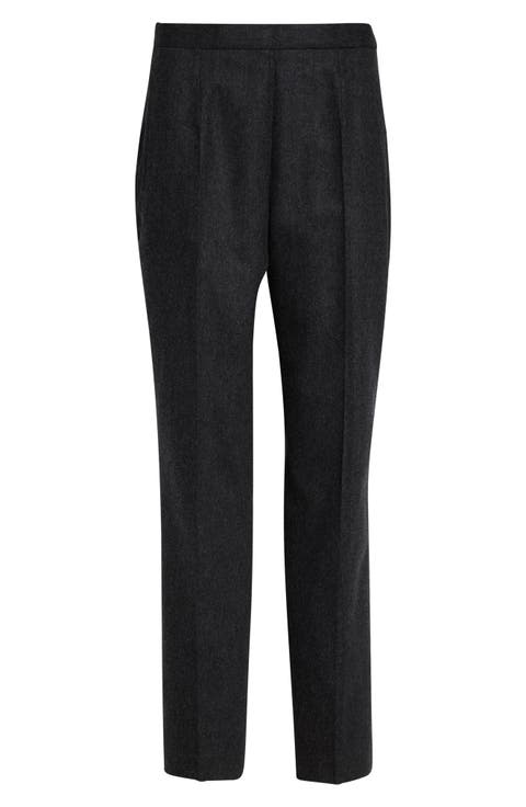 Tailored Slim Fit Wool Pants
