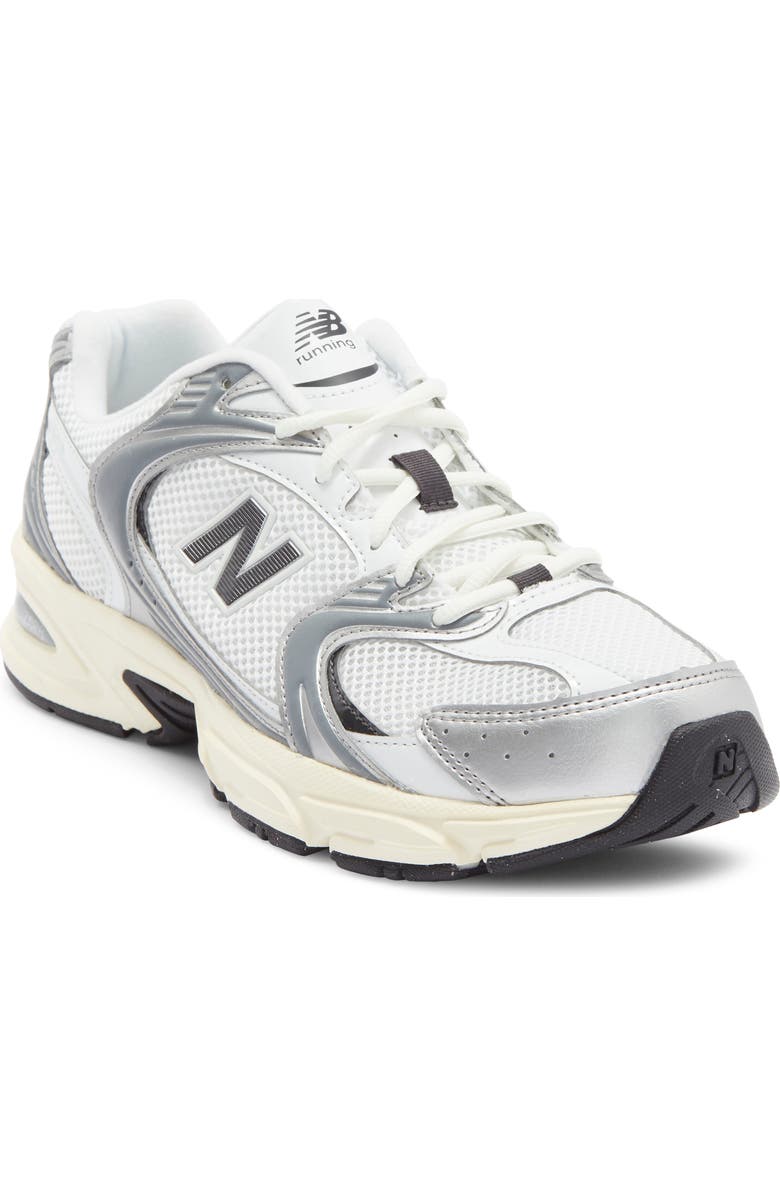 New Balance 530 Running Shoe, Main, color, Silver Metallic/ Black Cement