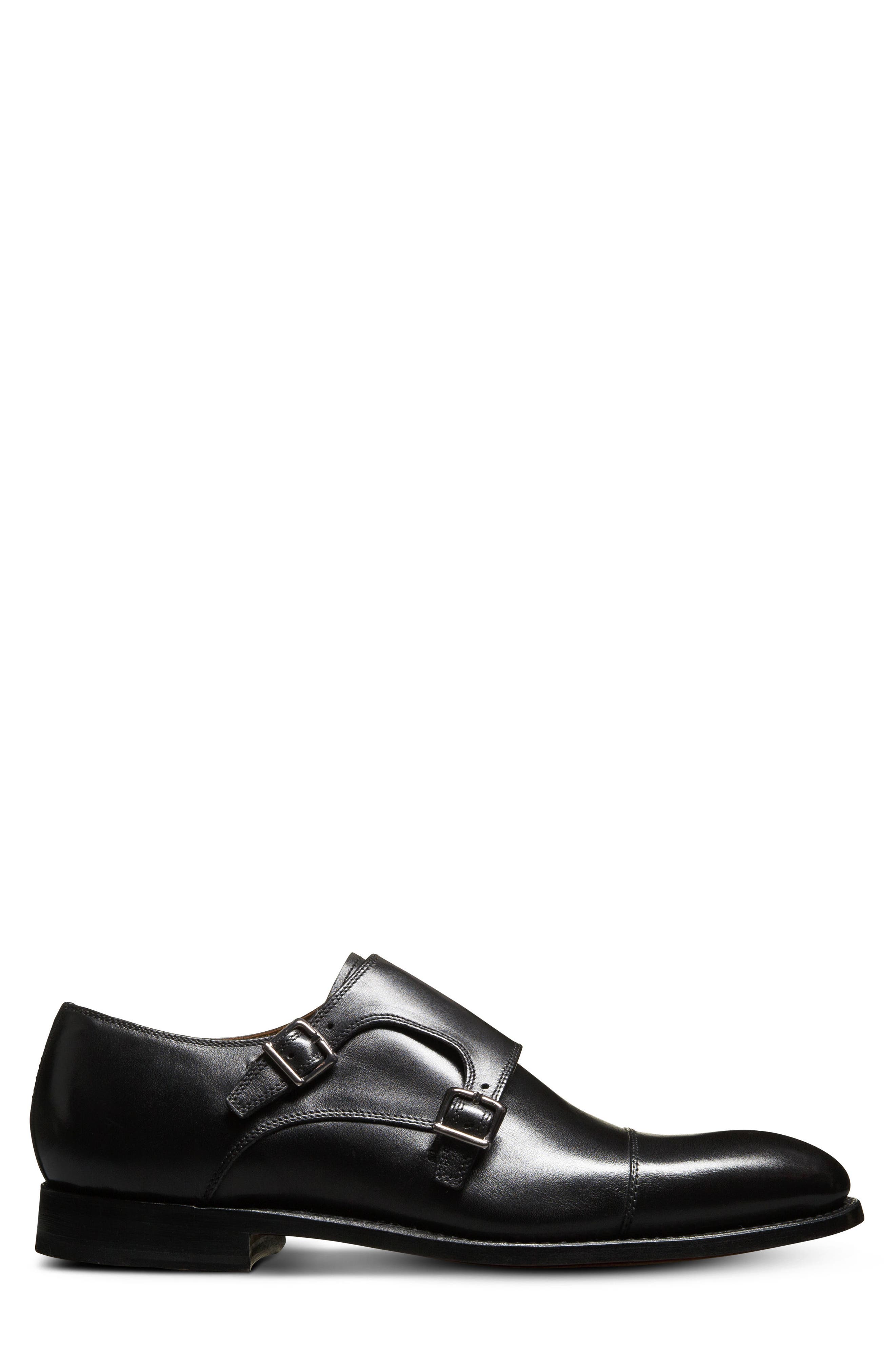 Allen Edmonds Pierce Monk Strap Shoe, Alternate, color, Black