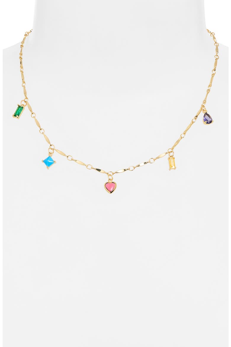 Drops Shaker Necklace, Main, color, MULTI