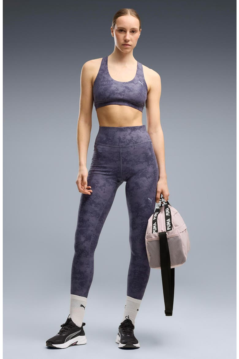 CLOUDSPUN AOP Medium Impact Sports Bra, Alternate, color, INKY DEPTHS