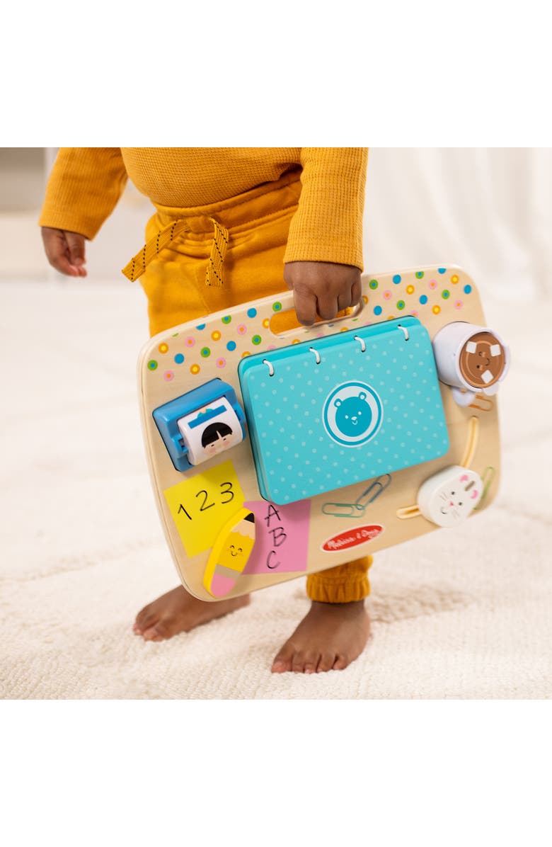 Melissa & Doug Work & Play Desktop Activity Board, Alternate, color, 