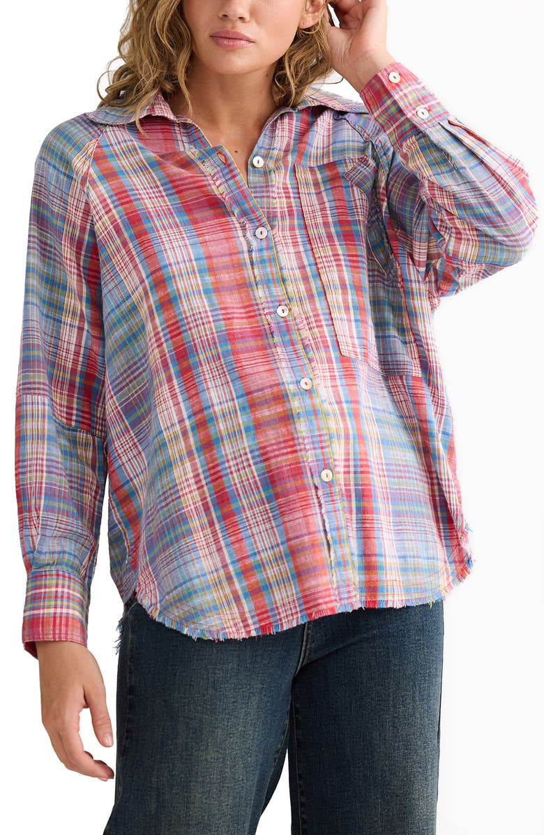 Talisman the Label Yellowstone Plaid Button-Up Shirt, Alternate, color, Picnic Check
