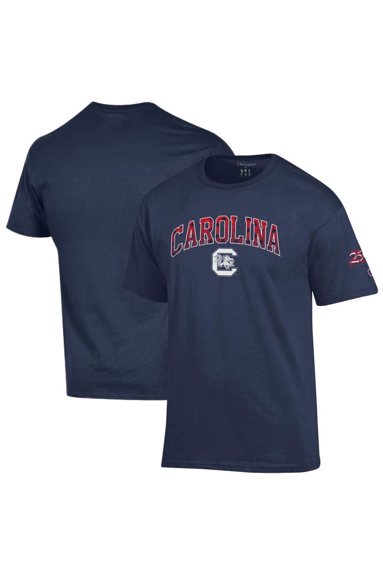 Men's Champion Navy South Carolina Gamecocks Americana 250th Arch T-Shirt, Main, color, Navy