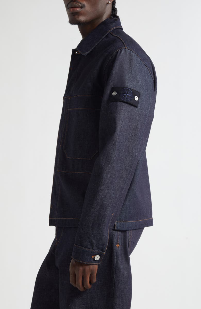 Stone Island Denim Jacket, Alternate, color, Vj200 Indigo Denim-Raw