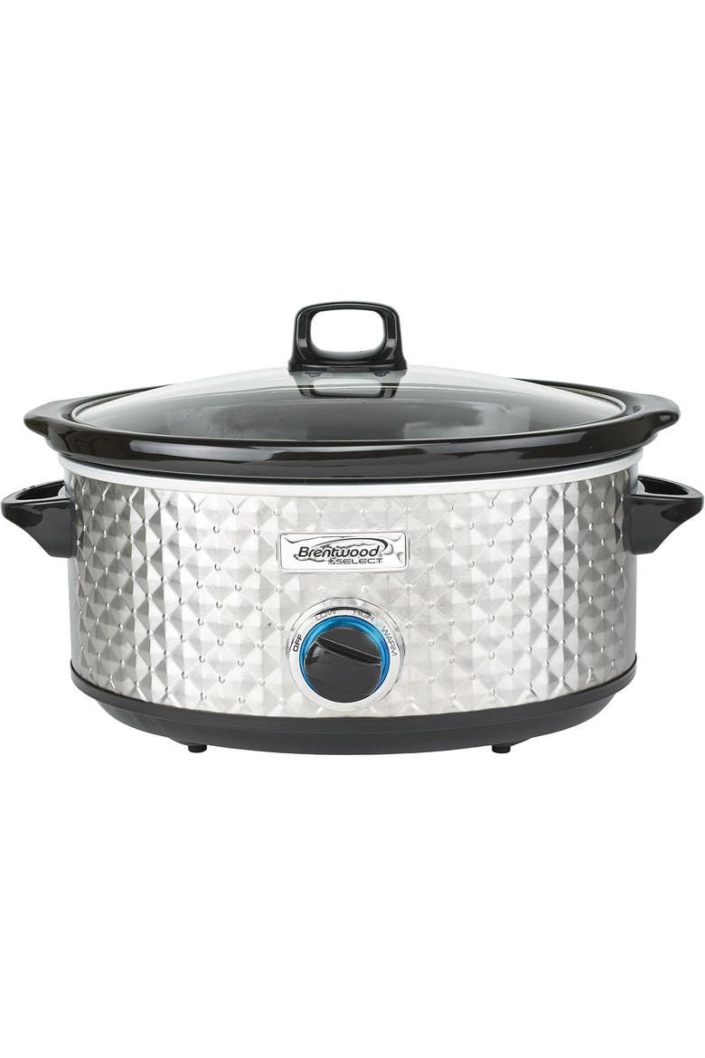 Slow Cooker, Main, color, SILVER