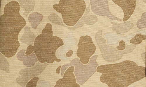 Carhartt Work In Progress Camo Duck Cotton Canvas Button-up Shirt In Camo Duck Desert Stone Washed