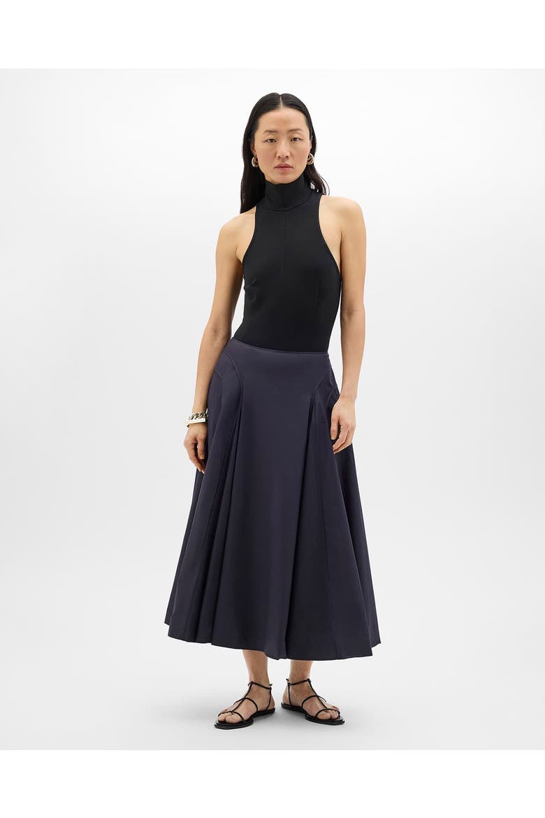 Seamed Full Skirt, Main, color, Midnight