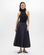 Another Tomorrow Seamed Full Skirt