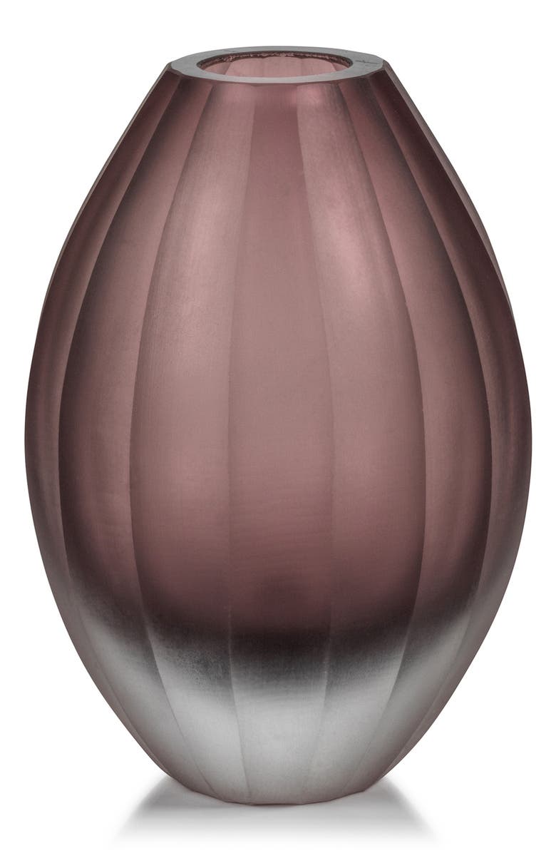 Zodax Milano Frosted Glass Vase, Main, color, 