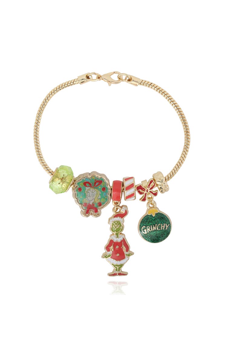 Holiday Charm Beaded Bracelet, Main, color, Multi