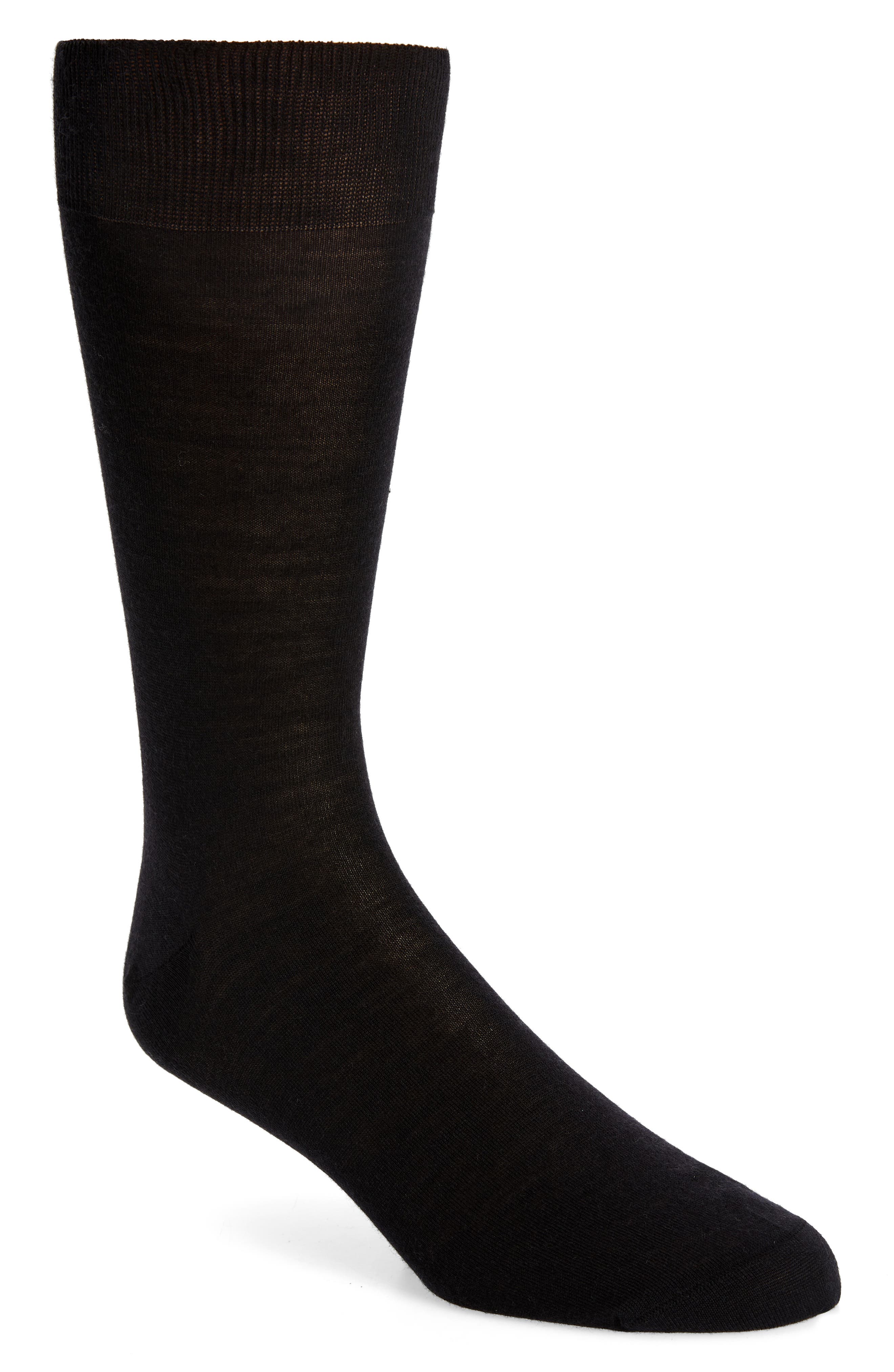 Canali Solid Wool Blend Socks