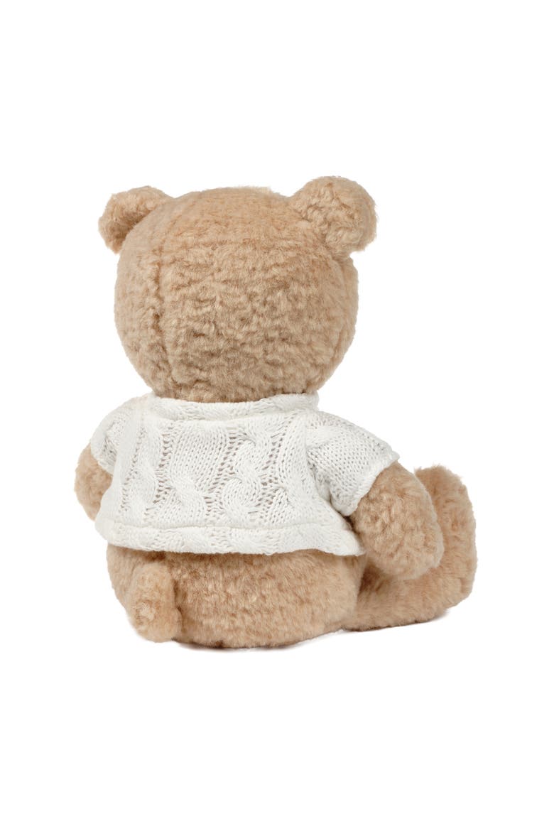 Teddy Bear w/ Knit Sweater Plush Stuffed Animal Toy, Alternate, color, Brown