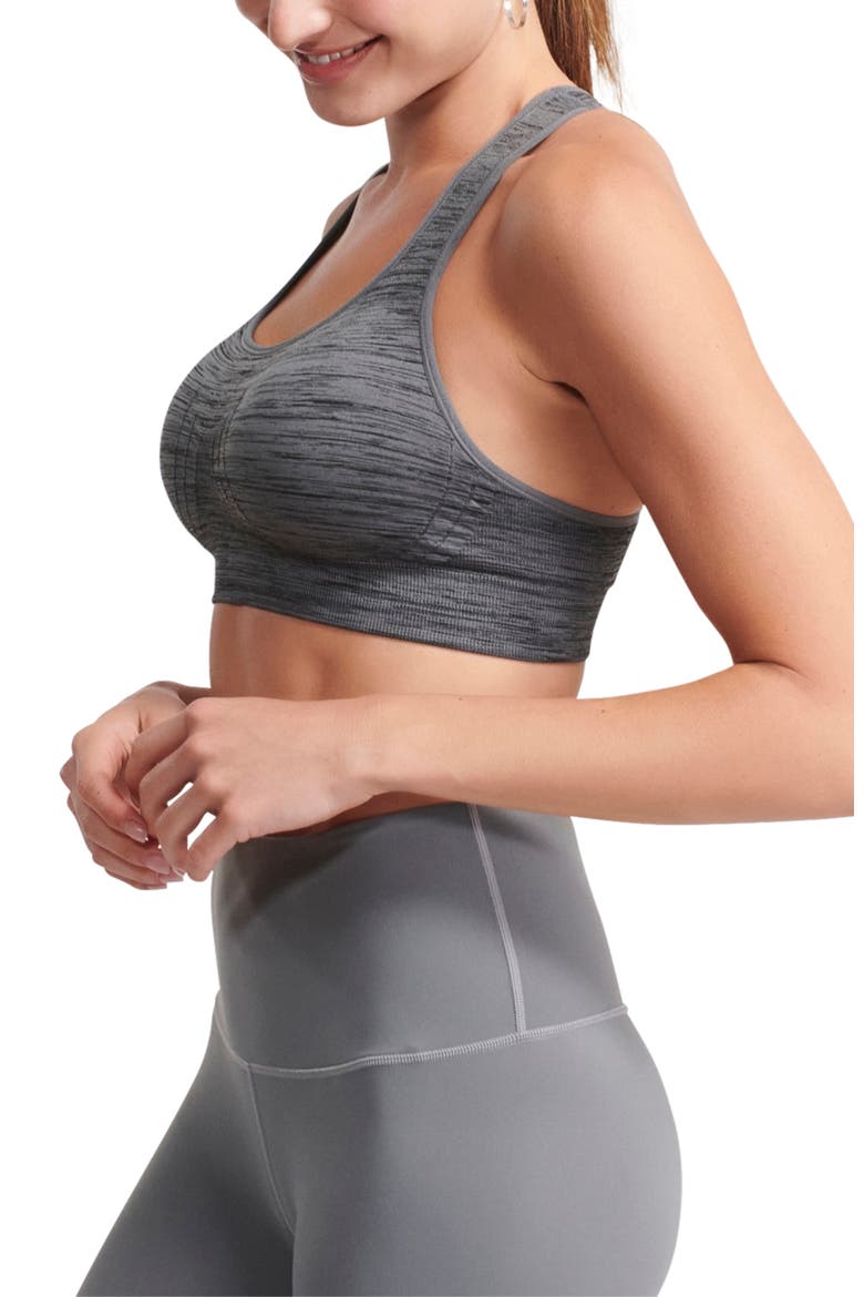 The Nowsunday Racerback Sports Bra, Alternate, color, Quiet Shade