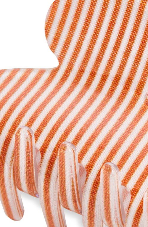 France Luxe Small Couture Jaw Clip In Orange