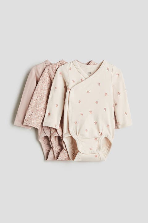 3-pack Wrapover Bodysuits