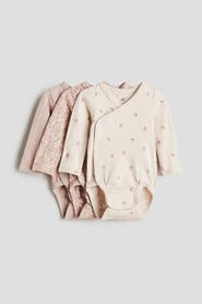 H&M 3-pack Wrapover Bodysuits
